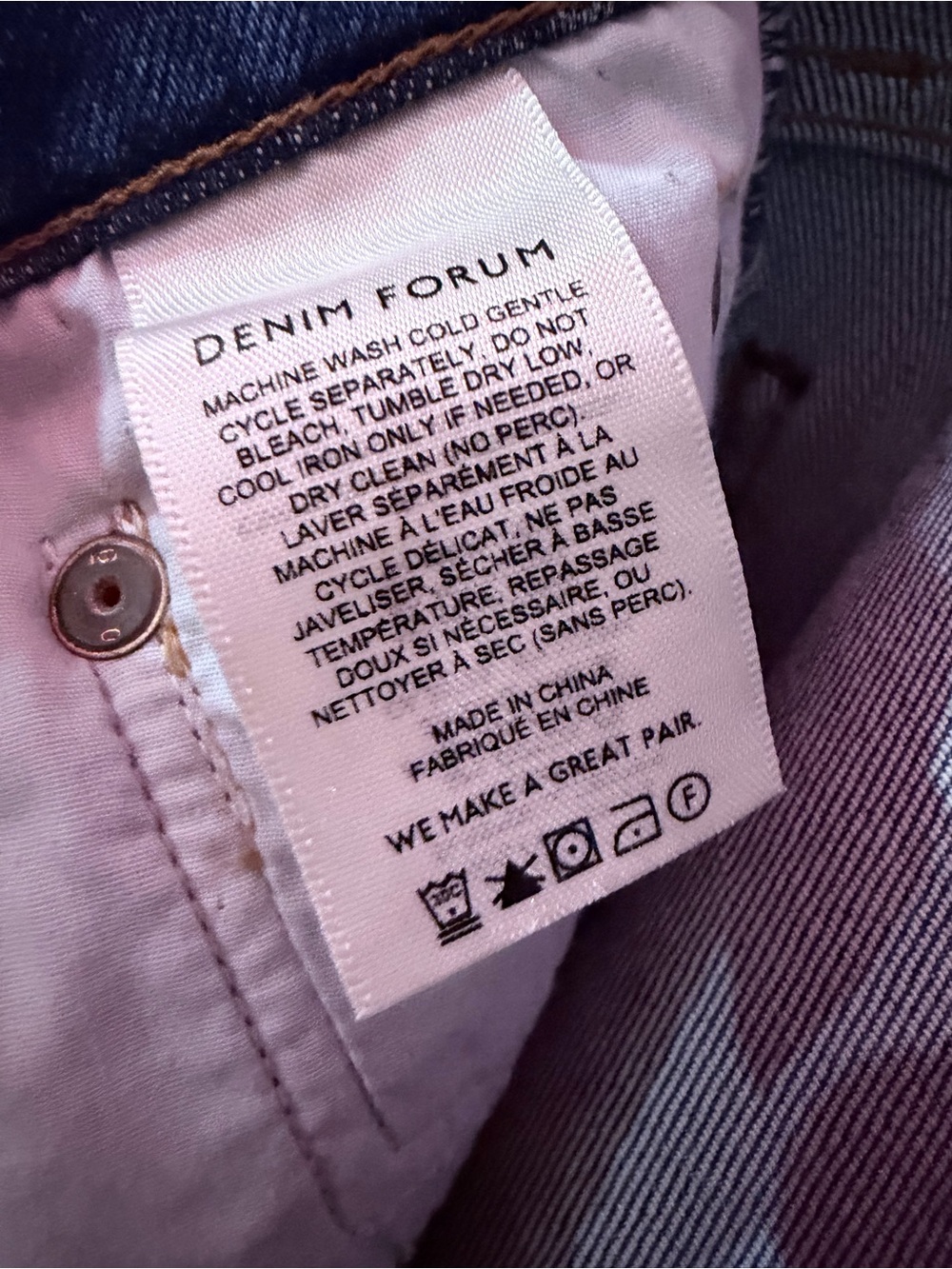 Denim Forum The Arlo High Rise Straight-Leg Women’s Jeans - Picture 7 of 9
